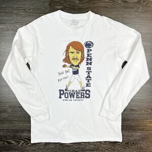 Chad Powers Long Sleeve T-Shirt Penn State‎ Nittany Lions Medium Run-On Tryouts